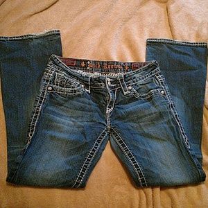 Rock revival boot cut jeans inseam 28"